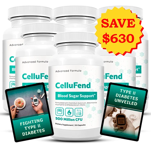 CelluFend Supplement Bottle